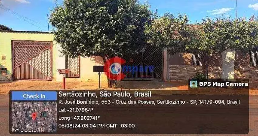 Casa à venda 2 quartos, 10m², cruz das posses, sertaozinho - sp
