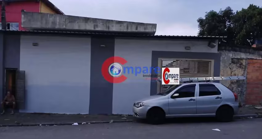 Casa com salão comercial à venda, jardim santo afonso, guarulhos, sp
