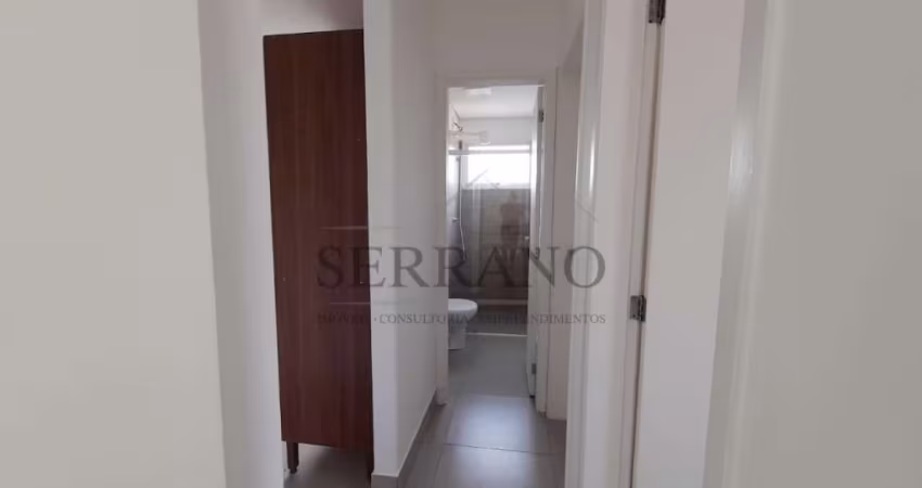 Apartamento para locação em Vinhedo-SP, bairro Santa Claudina, 2 quartos, 2 salas, 1 banheiro, 1 vaga garagem, 51,70 m².