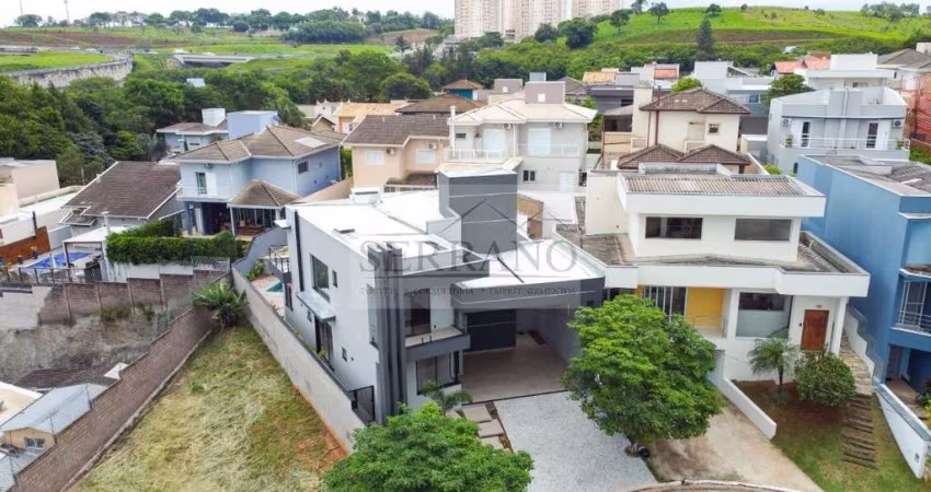 Imóvel de alto padrão em condomínio exclusivo em Valinhos-SP  3 quartos, 3 suítes, 2 salas, 5 banheiros  294,02 m²  Agende sua visita!