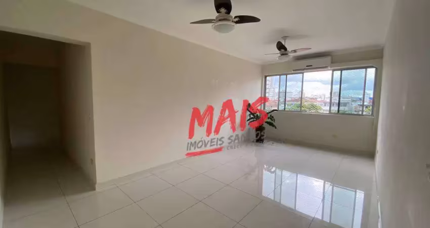 Apartamento com 2 quartos para alugar, 105 m², no gonzaga - santos/sp