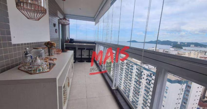 Apartamento à venda, 73 m² por R$ 1.200.000,00 - Gonzaga - Santos/SP