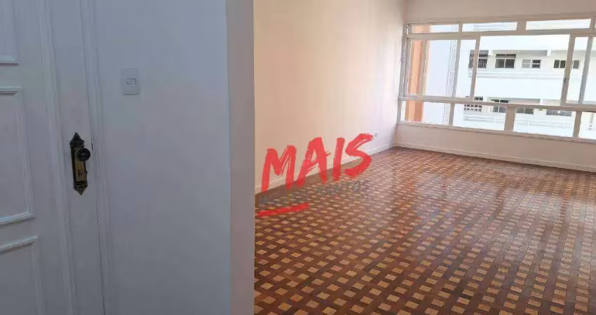 Apartamento com 3 dormitórios à venda, 148 m² por r$ 1.100.000,00 - boqueirão - santos/sp
