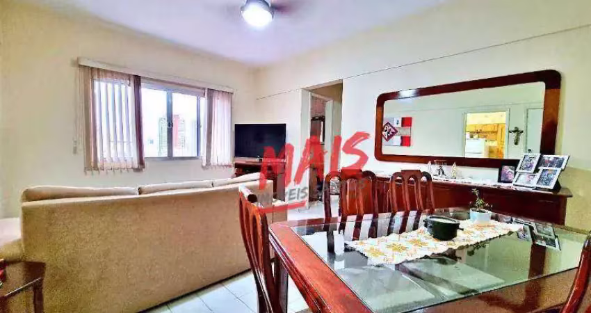 Apartamento à venda, 95 m² por r$ 410.000,00 - campo grande - santos/sp