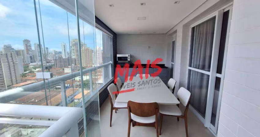 Apartamento à venda, 60 m² por R$ 850.000,00 - Boqueirão - Santos/SP