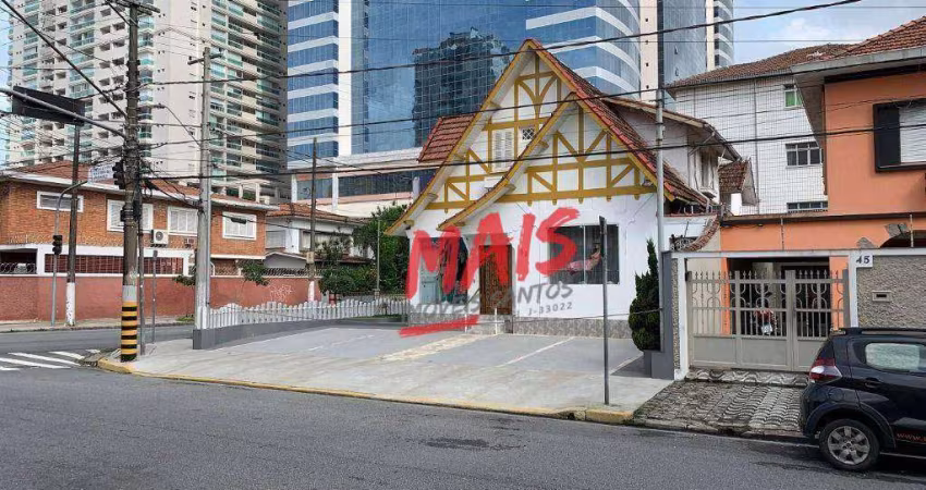 Sobrado charmoso na esquina Guaiaó x Guaibê, Santos SP