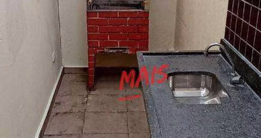 Casa com 3 dormitórios à venda, 77 m²  - Marapé - Santos/SP
