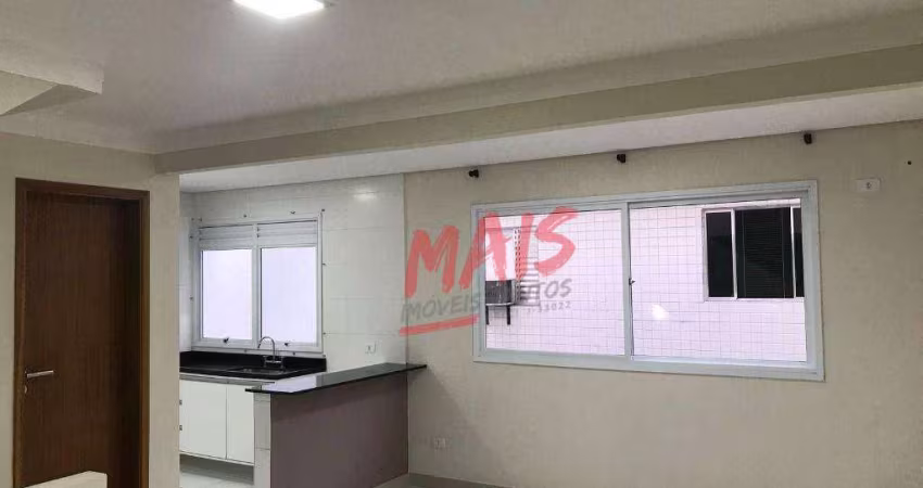 Village com 2 dormitórios à venda, 100 m² - Macuco - Santos/SP