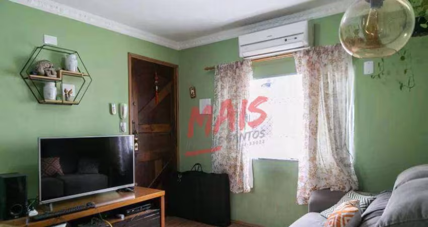 Apartamento com 2 dormitórios, 42 m² - venda por R$ 280.000,00 ou aluguel por R$ 2.115,00/mês - Aparecida - Santos/SP