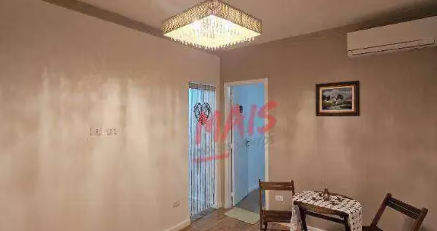 Apartamento com 1 dormitório à venda, 40 m² por r$ 390.000 - pompéia - santos/sp