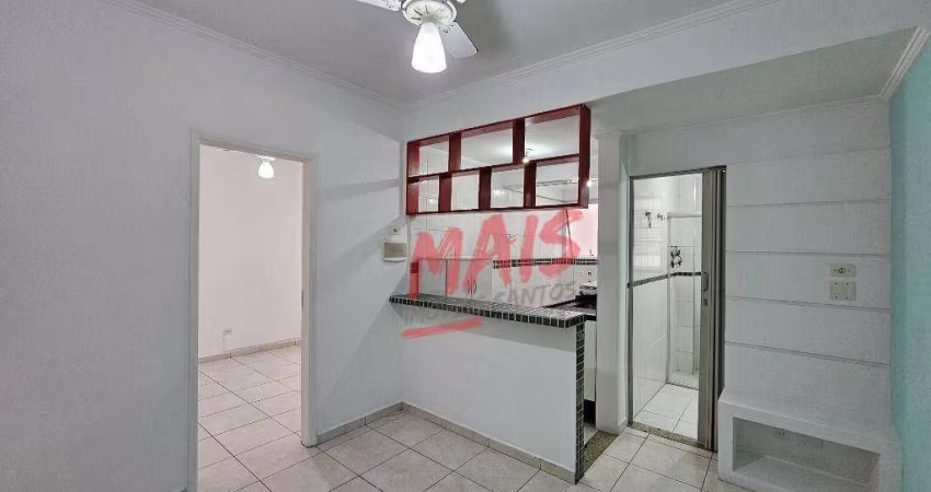 Apartamento com 1 quarto à venda, na Ponta da Praia - Santos/SP