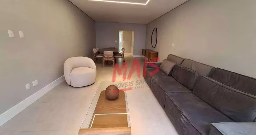 Apartamento à venda, 180 m² por r$ 1.299.000,00 - gonzaga - santos/sp