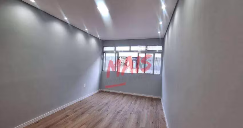 Apartamento com 2 dormitórios à venda, 79 m² por r$ 460.000,00 - embaré - santos/sp