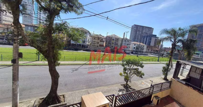 Apartamento com 2 dormitórios à venda, 80 m² - gonzaga - santos/sp