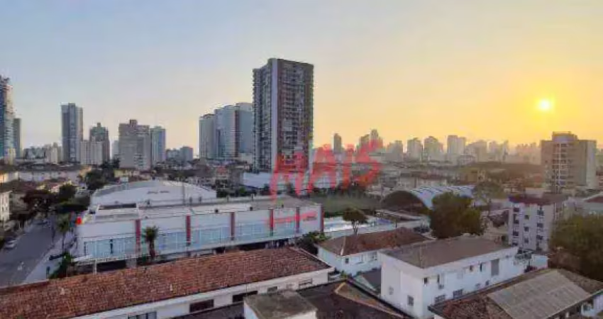 Apartamento com 2 dormitórios para alugar, 144 m²  - aparecida - santos/sp