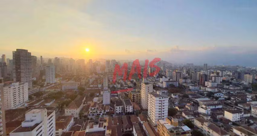 Apartamento com 3 dormitórios à venda, 133 m² - embaré - santos/sp