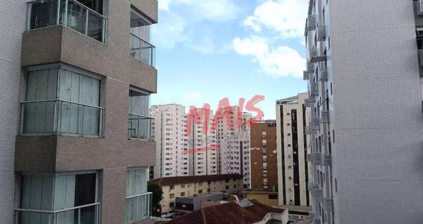Apartamento com 1 quarto à venda, 59 m² - boqueirão - santos/sp