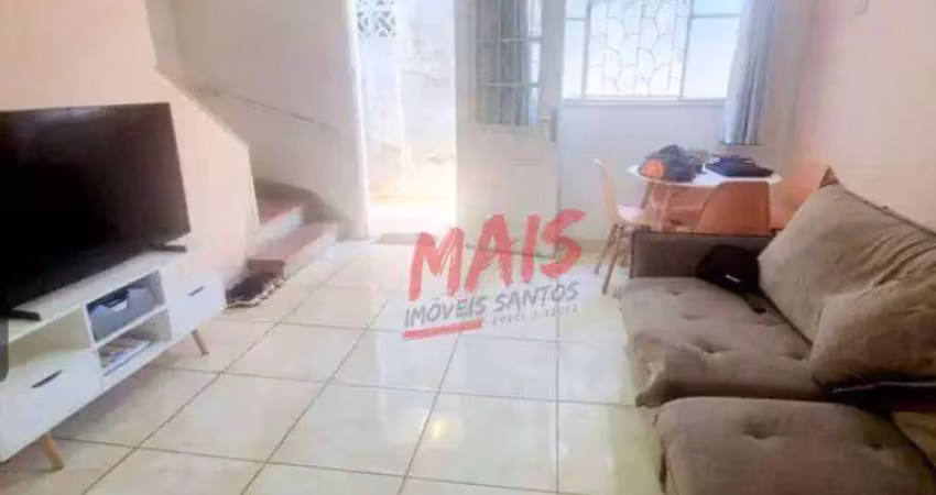 Sobrado com 2 dormitórios à venda, 78 m²  - vila matias - santos/sp
