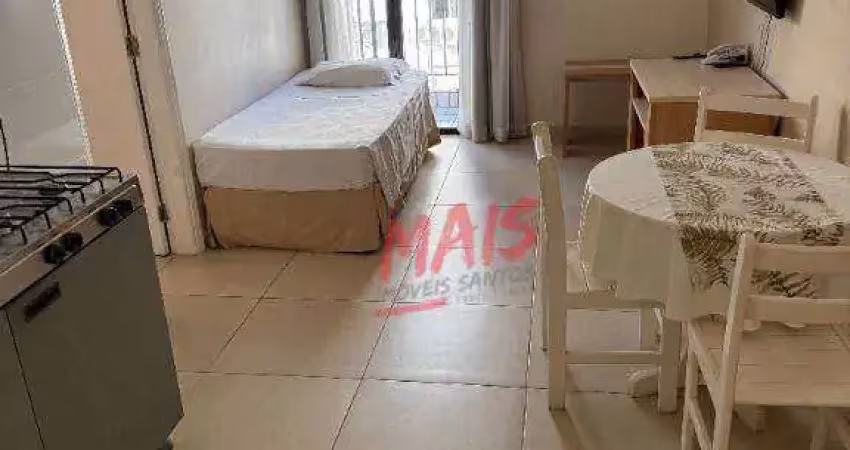 Flat com 1 quarto à venda no Gonzaga, Santos 