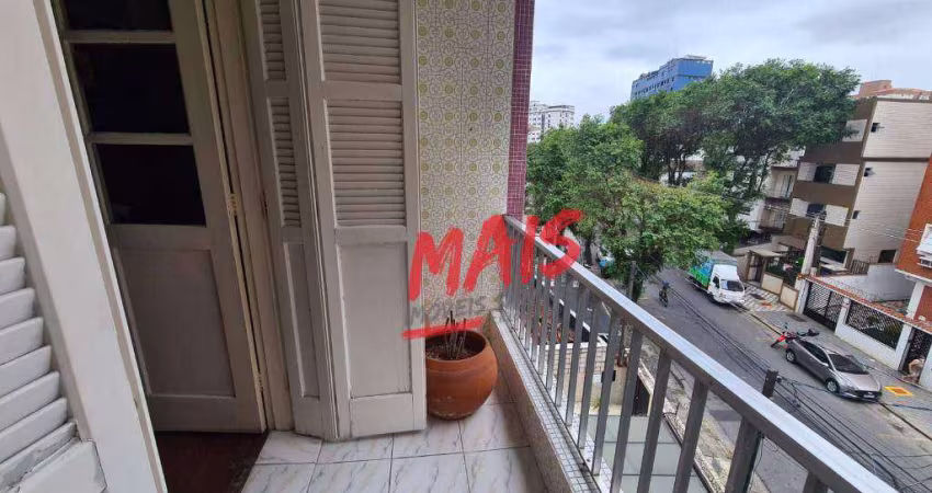 Apartamento com 3 dormitórios à venda, 116 m²  - Campo Grande - Santos/SP