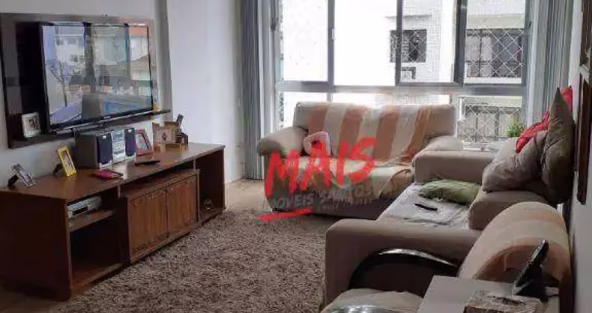 Apartamento com 3 dormitórios à venda, 110 m² por r$ 650.000,00 - ponta da praia - santos/sp