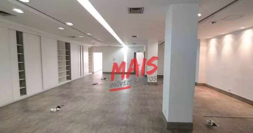 Sala para alugar, 344 m² por - Centro - Santos/SP