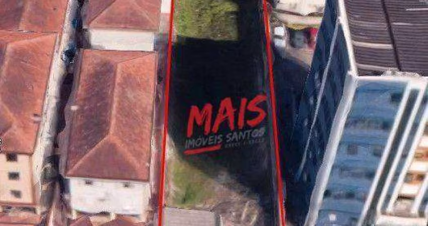 Terreno 12,5 x 50 = 625m2 em Santos SP
