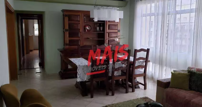 Apartamento com 3 dormitórios à venda, 121 m² por R$ 690.000,00 - Gonzaga - Santos/SP