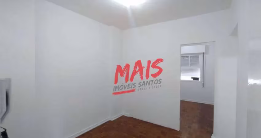 Apartamento com 1 dormitório para alugar, José Menino - Santos/SP