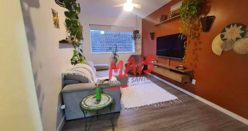Apartamento com 2 dormitórios à venda, 80 m² por r$ 450.000,00 - ponta da praia - santos/sp