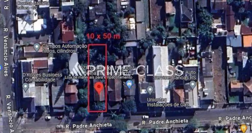 Terreno à venda na Rua Padre Anchieta, 262, Nossa Senhora das Graças, Canoas