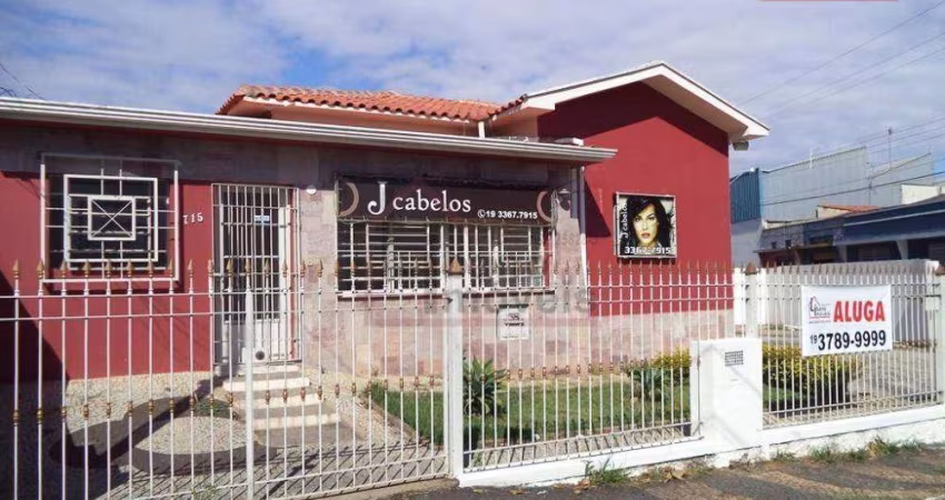 Casa comercial à venda no Taquaral, Campinas 