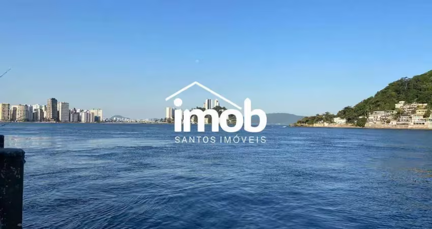 Apartamento próximo da biquinha em são vicente, 1 dormitório, frente mar, 1 vaga, 40 m2