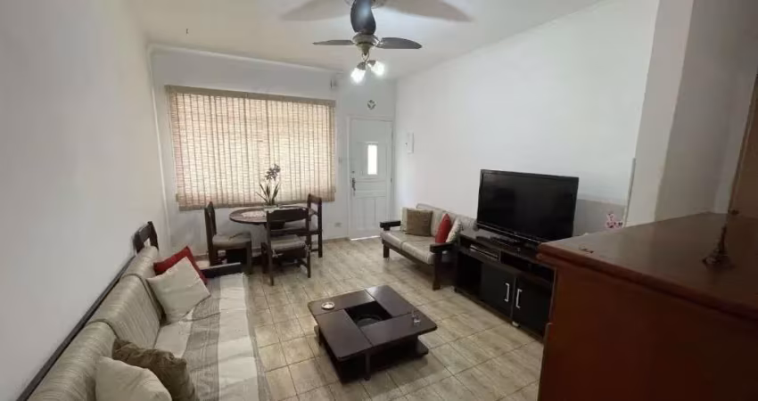 Apartamento com 2 dormitórios (1 suíte), térreo, à venda, 58 m² - boqueirão - santos/sp