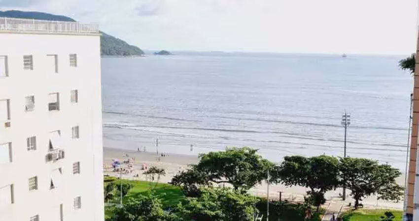 Venda | apartamento reformado de 1 dormitório | vista mar | embaré | santos