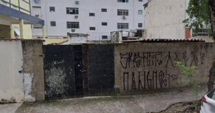 TERRENO VAZIO 10 m X 30 m ÁREA DE 300 m² - OPORTUNIDADE NO GONZAGA - SANTOS