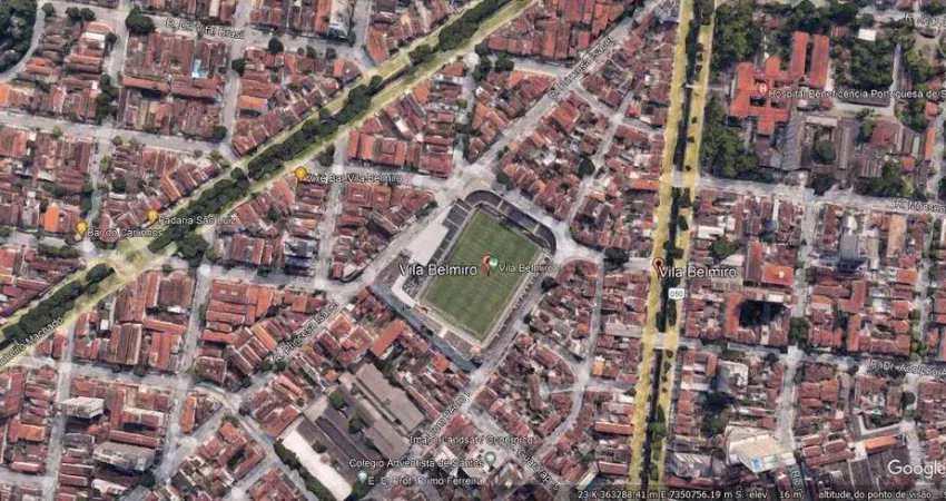 Terreno à venda próximo ao estádio da vila, 250 m² - vila belmiro, santos/sp