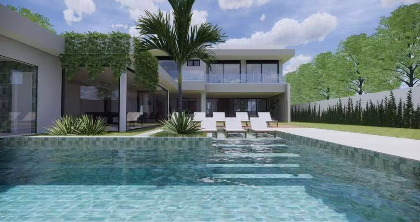 CASA 800m² 6 SUÍTES 6 VAGAS ÁREA GOURMET PISCINA EM CONDOMÍNIO FECHADO