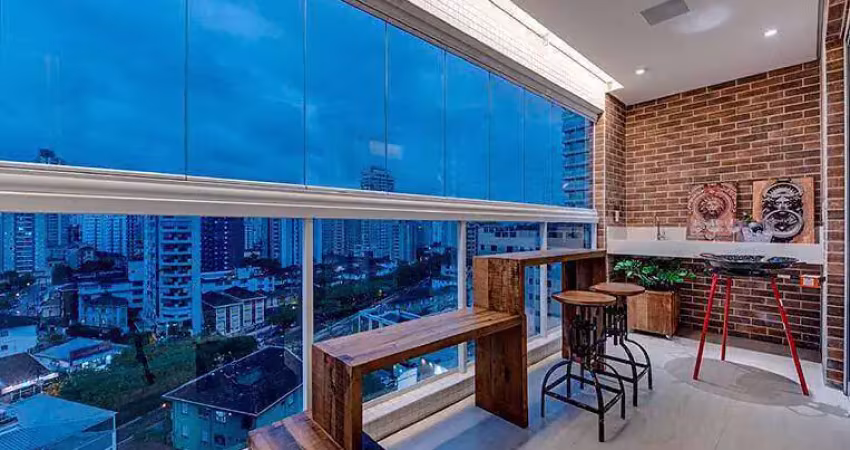 Apartamento 3 dormitórios 3 suítes 1 vaga varanda gourmet 1 quadra do mar