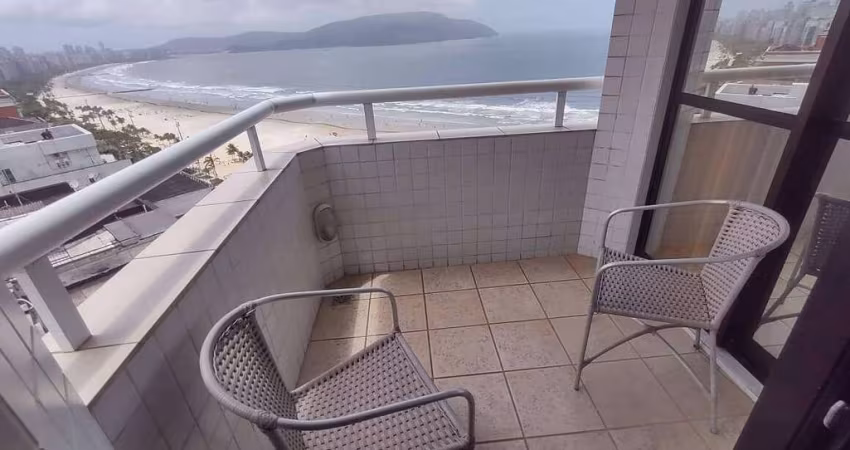 FLAT 1 DORMITÓRIO COM VISTA PARA O MAR 1 VAGA DE GARAGEM LAZER NA COBERTURA