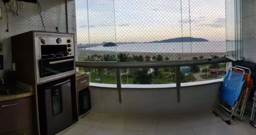 Apartamento 3 suítes - sacada com churrasqueira - frente ao mar itararé s.v