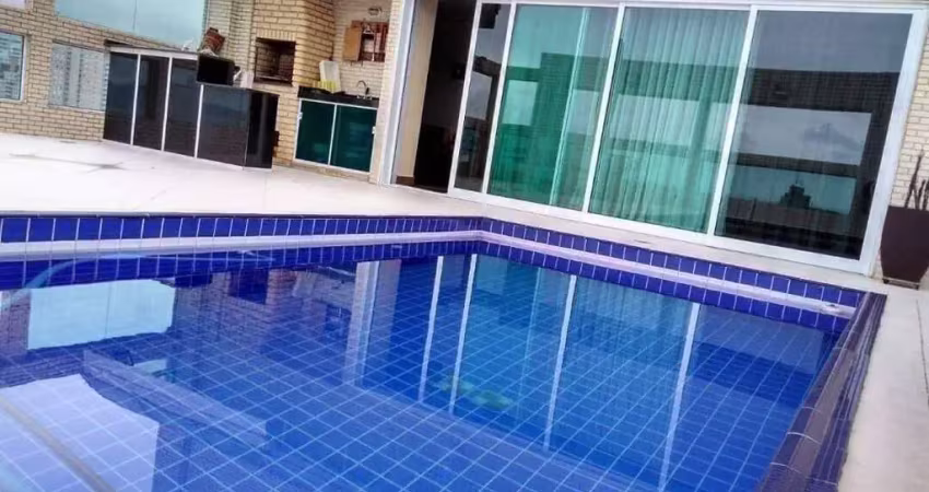 Cobertura gonzaga -vista do mar - 2 vagas privativas -piscina -oportunidade