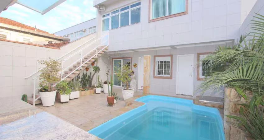 Sobrado à venda, 300 m² por r$ 3.180.000,00 - boqueirão - santos/sp