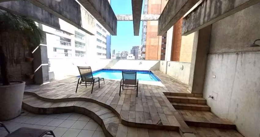 Comprar flat mobiliado em santos – porteira fechada | lazer completo | excelente para morar ou investir