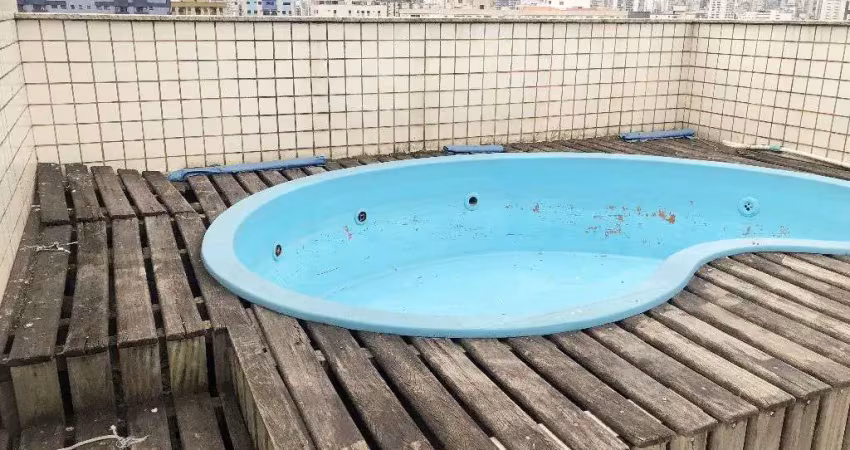 Cobertura 2 dormitórios com piscina e churrasqueira