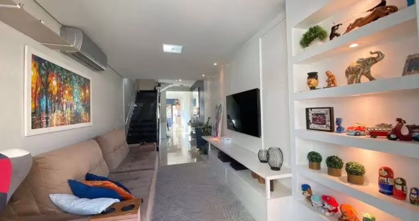 Casa com 2 suites com escritório à venda, 200 m² por r$ 1.385.000 - boqueirão - santos/sp