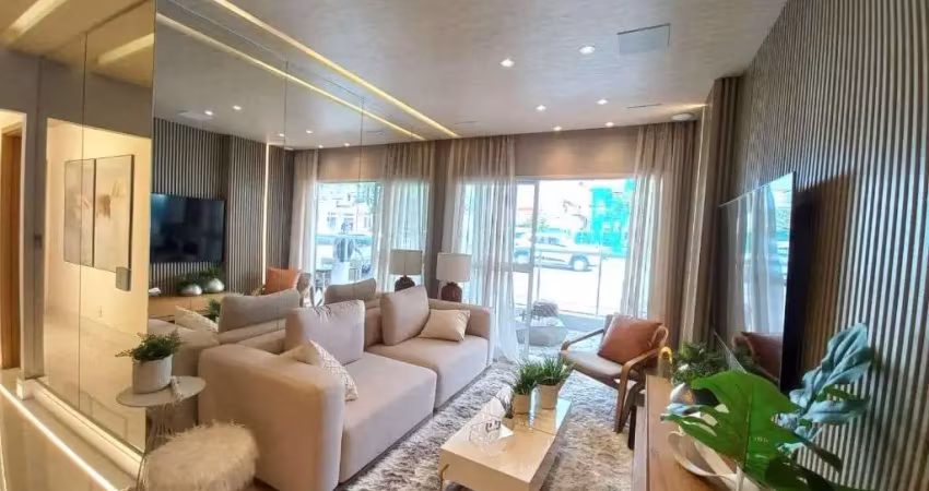 Apartamento com 3 dormitórios à venda, 99 m² gonzaga - santos/sp