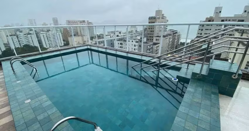 Apartamento com 2 dormitórios à venda, 82 m² - aparecida - santos/sp