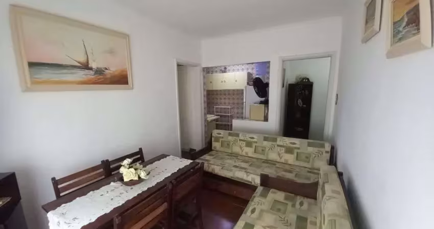 Apartamento no embaré, 1 quarto, andar alto, predio de frente para o mar