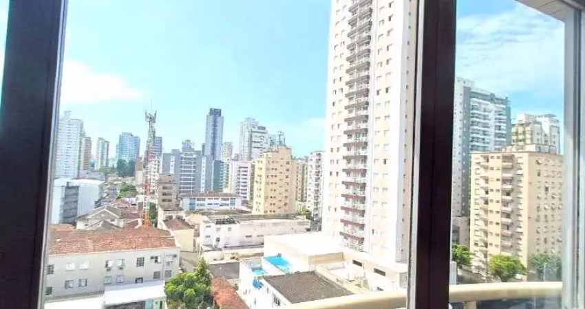 Apartamento no embaré, 4 quartos (2 suítes), frente, vista livre, 2 vagas demarcadas, próximo da praia